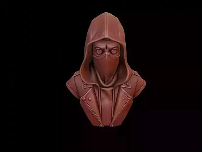 Cyberpunk Hacker Bust