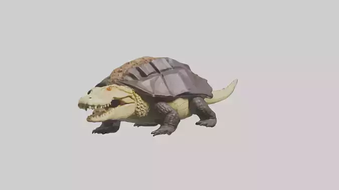 Crocodile Alligator snapping model