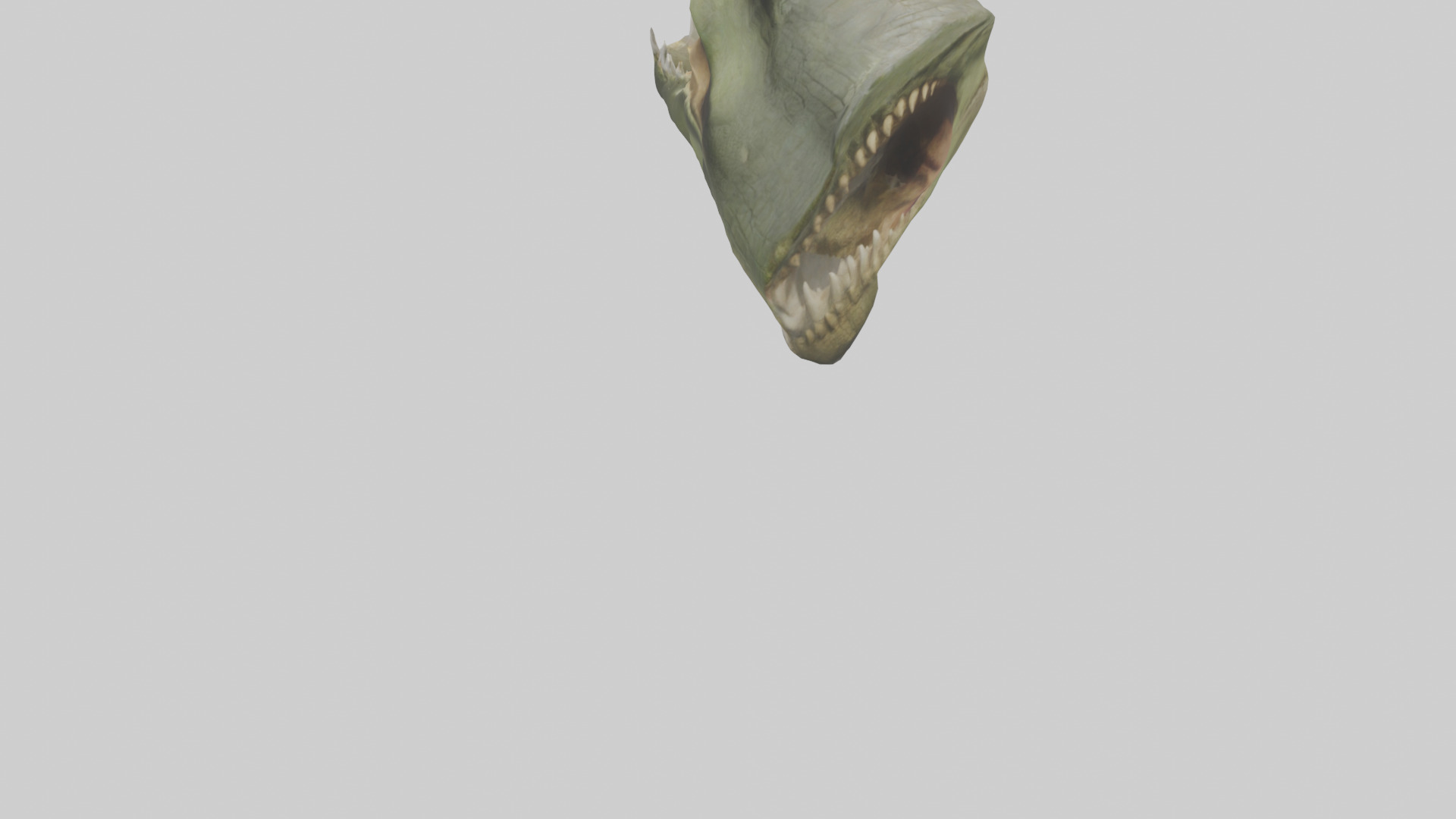 Crocodile Jaws Model Low-poly 3D model_6