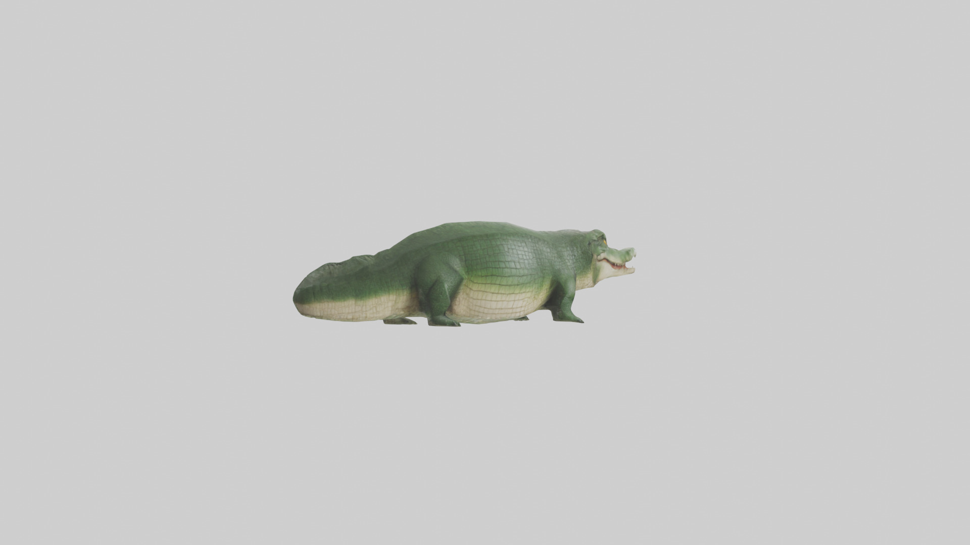 Crocodile Scales Model Low-poly 3D model_3