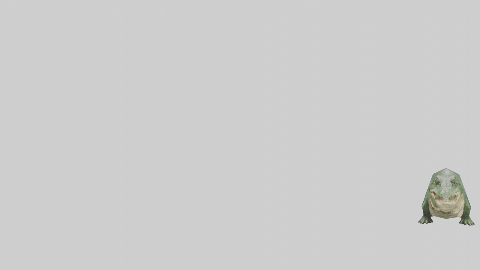 Crocodile Scales Model Low-poly 3D model_21