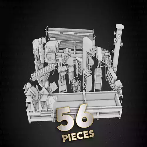 Ultimate Machine Pack - Base Mesh 3D model