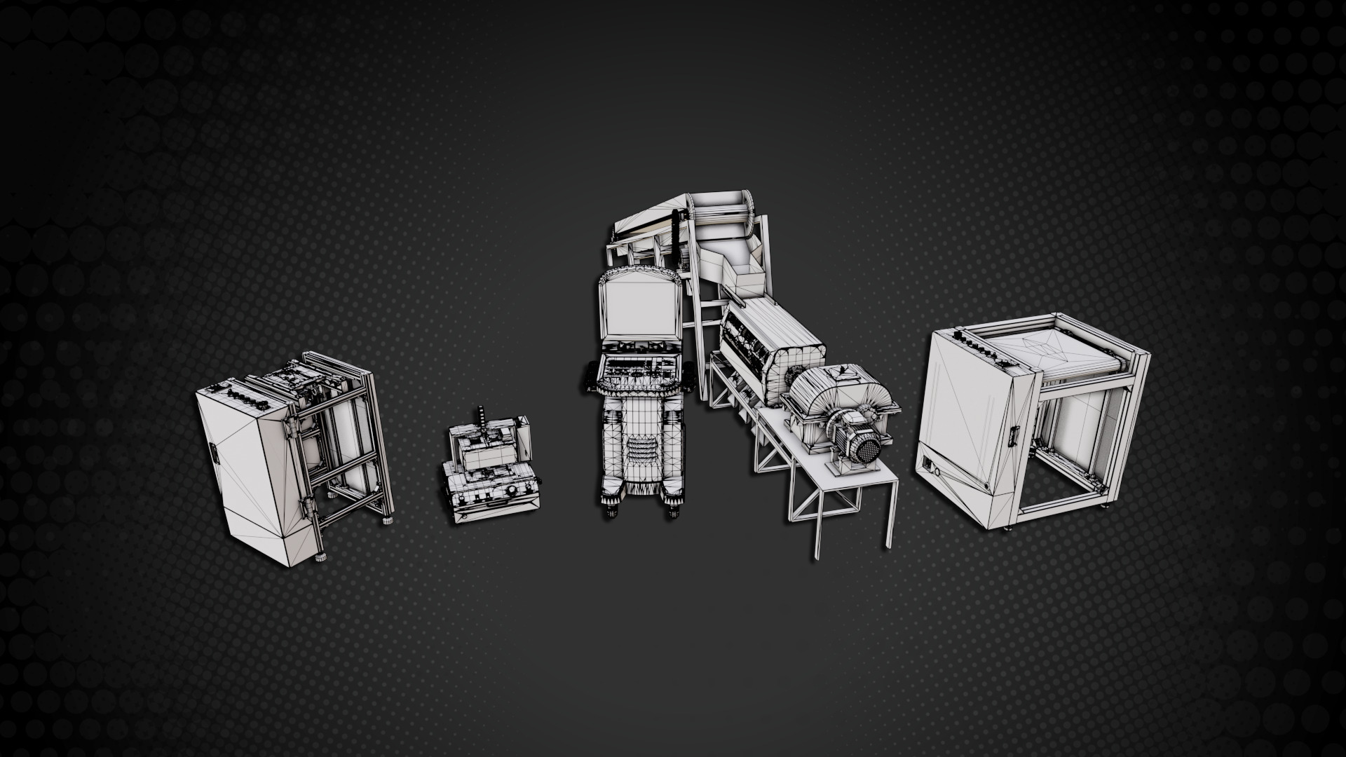 Ultimate Machine Pack - Base Mesh 3D model_35
