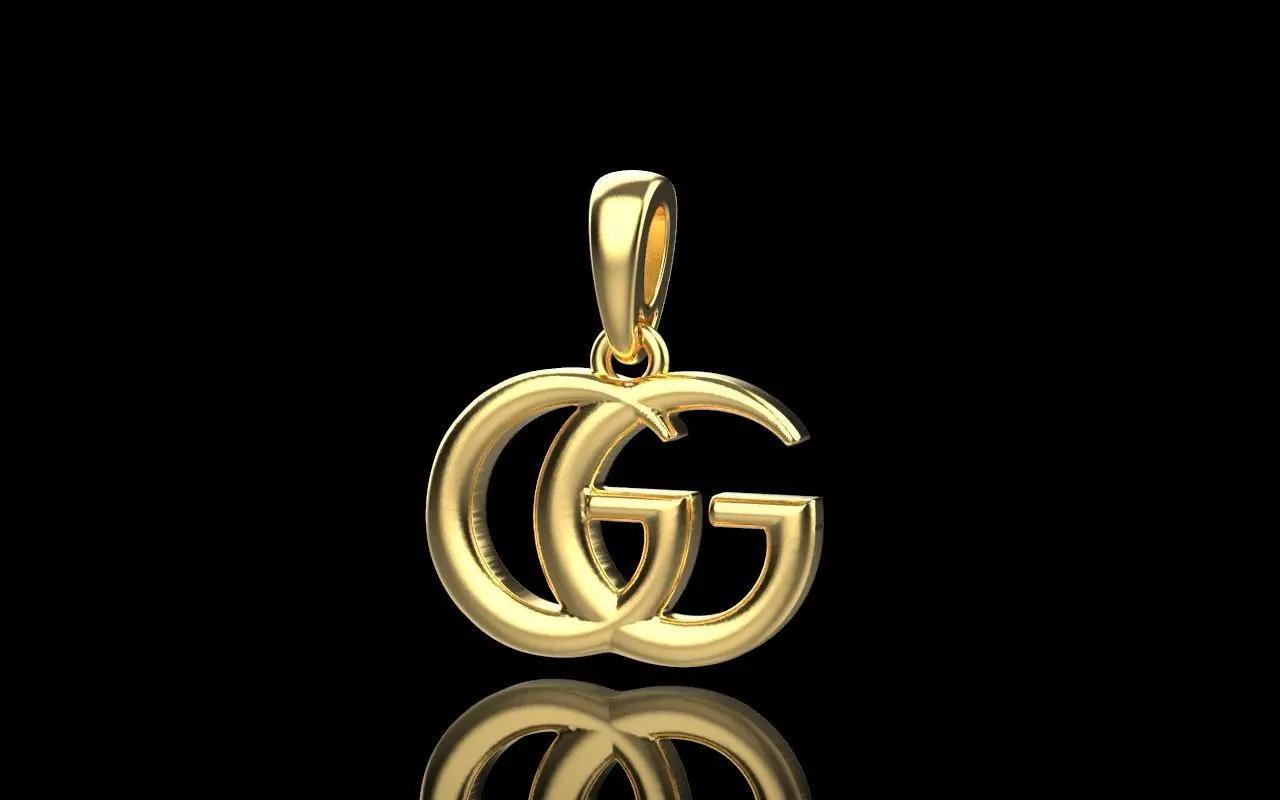 Pendant and Studs set z2133 3D print model_0