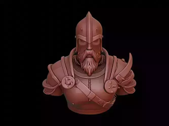 Fantasy Paladin Bust