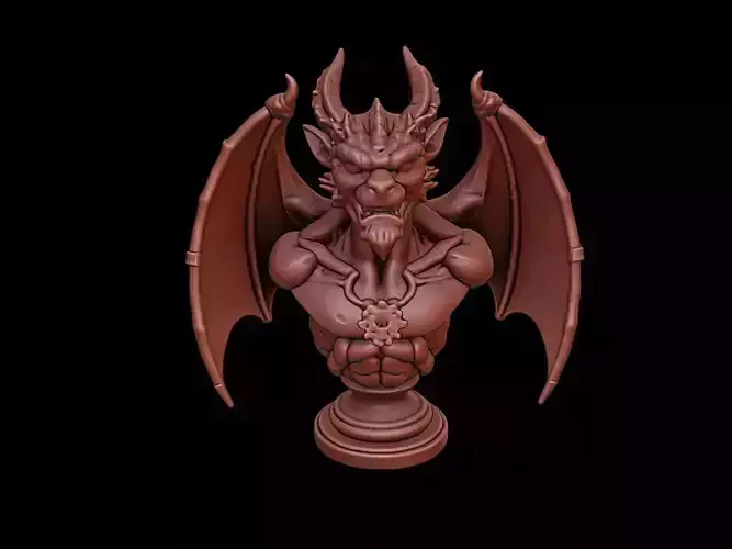 Gargoyle Guardian Bust