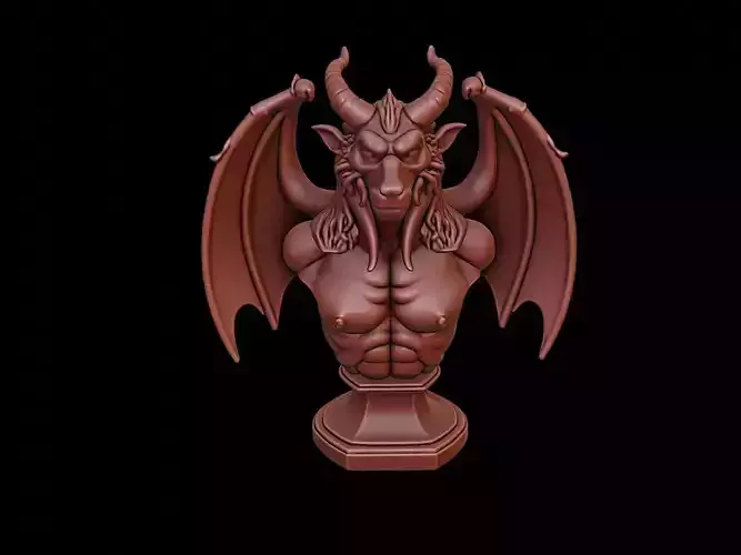 Gargoyle Guardian Bust