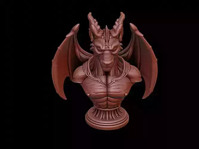 Gargoyle Guardian Bust