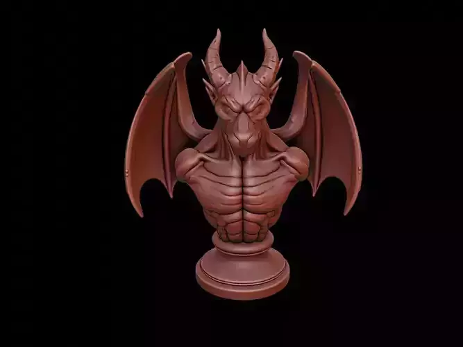 Gargoyle Guardian Bust