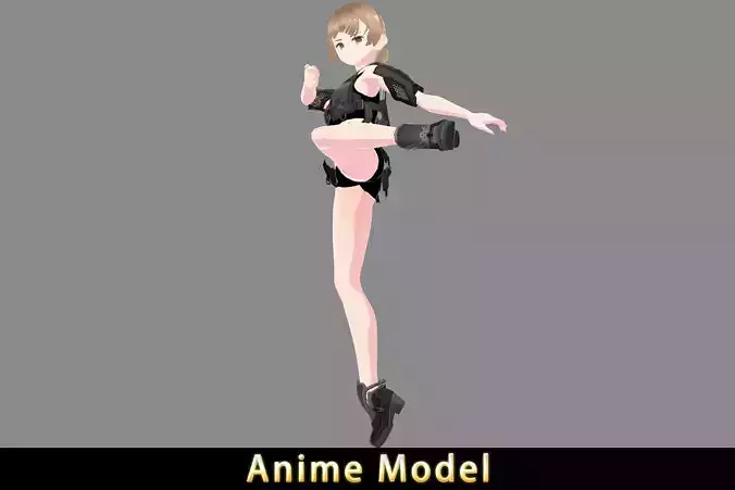 Anime Character - Armor Female