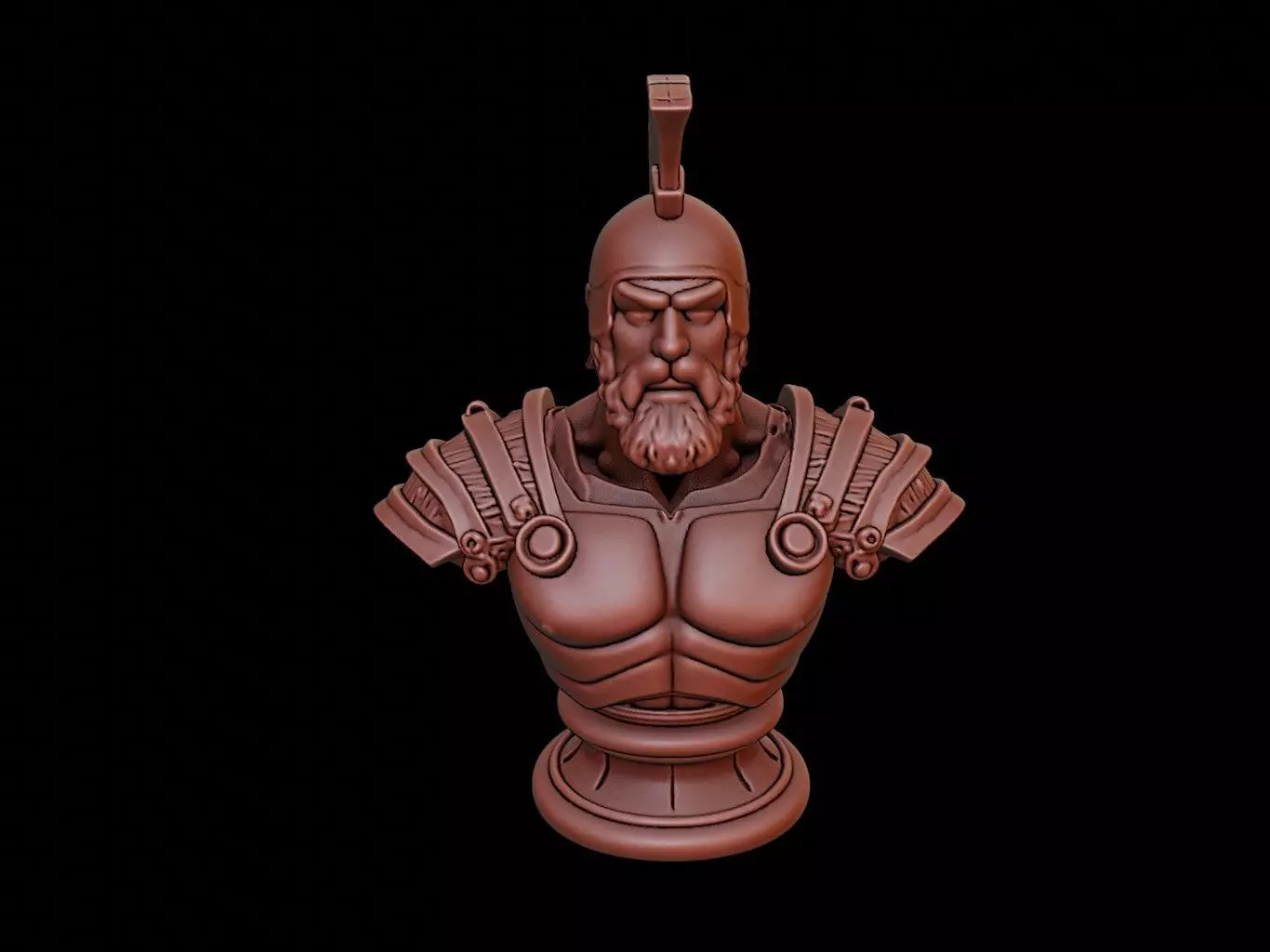 Gladiator Champion Bust 3D print model_0
