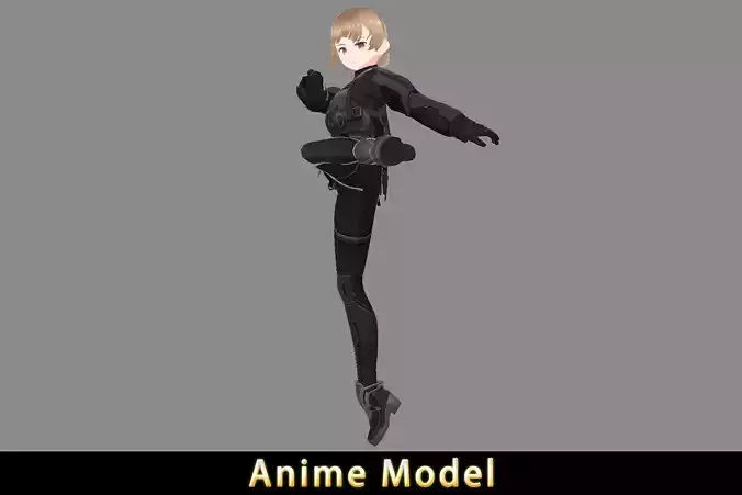 Anime Character - Armor Female