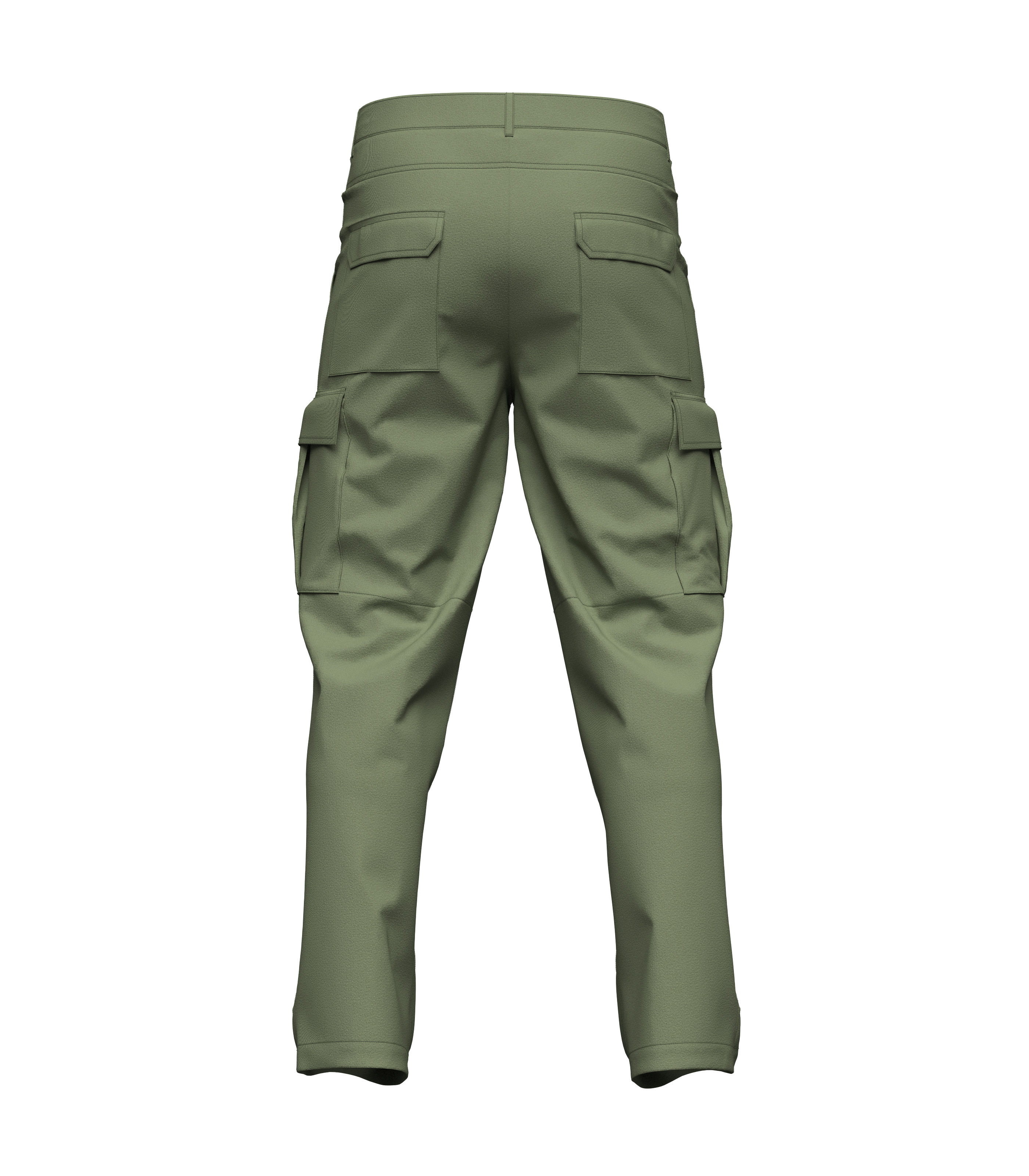 Male Cargo Pant 3D model_8