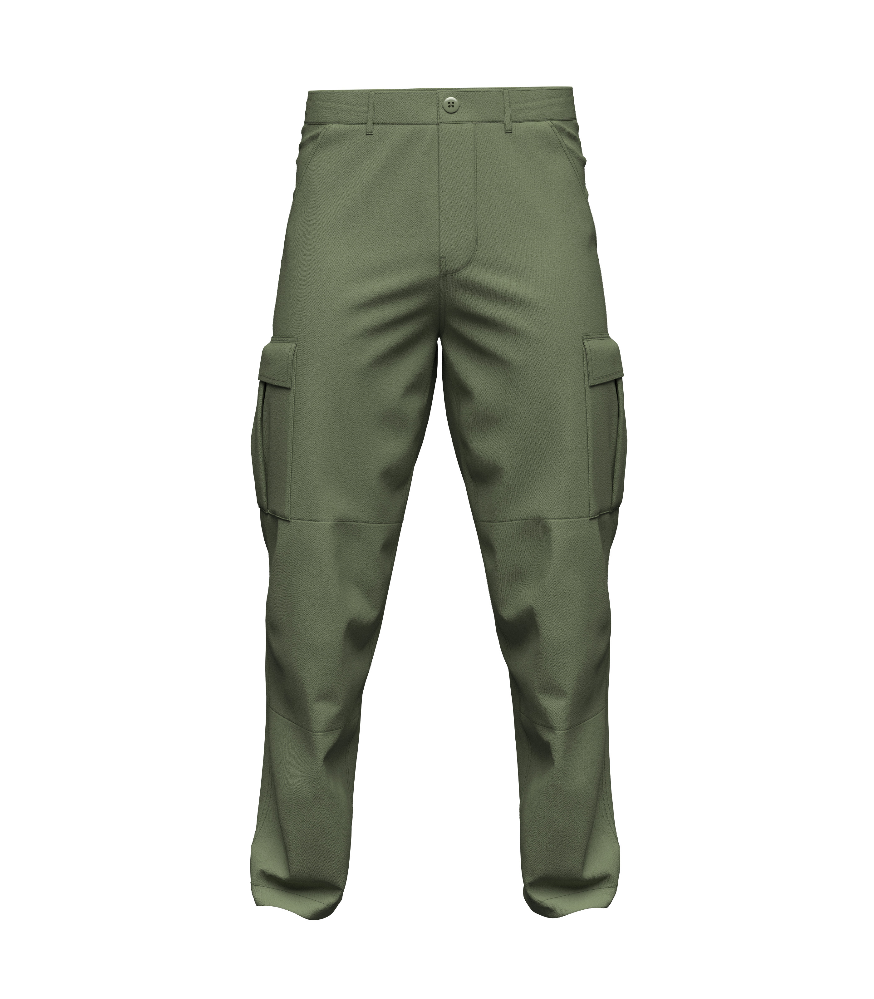 Male Cargo Pant 3D model_4