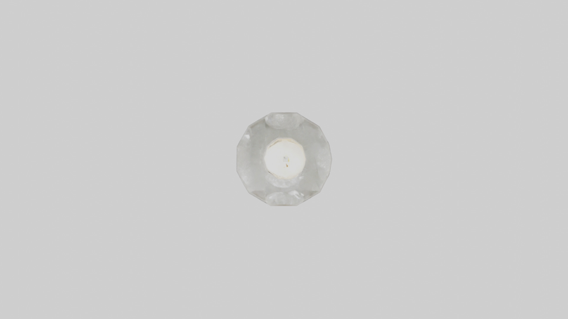 Crystal candle holder model Low-poly 3D model_24