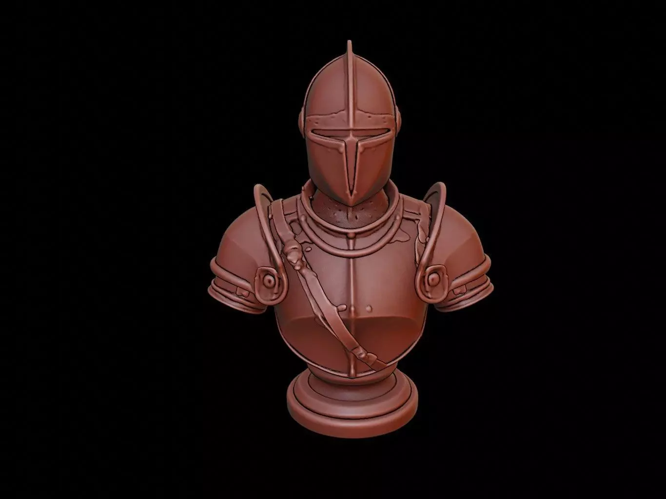 Holy Knight Bust 3D print model
