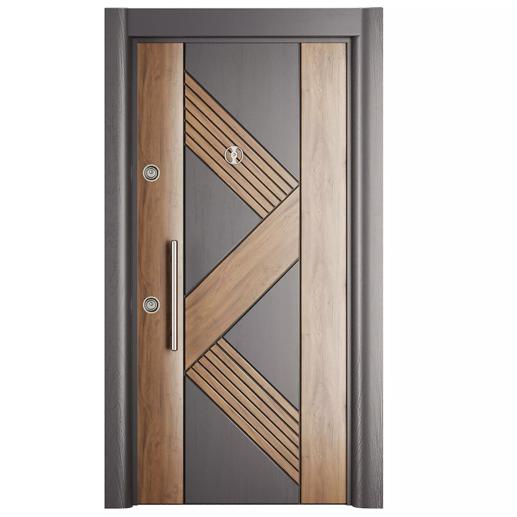 Entrance door set41 3D model_0