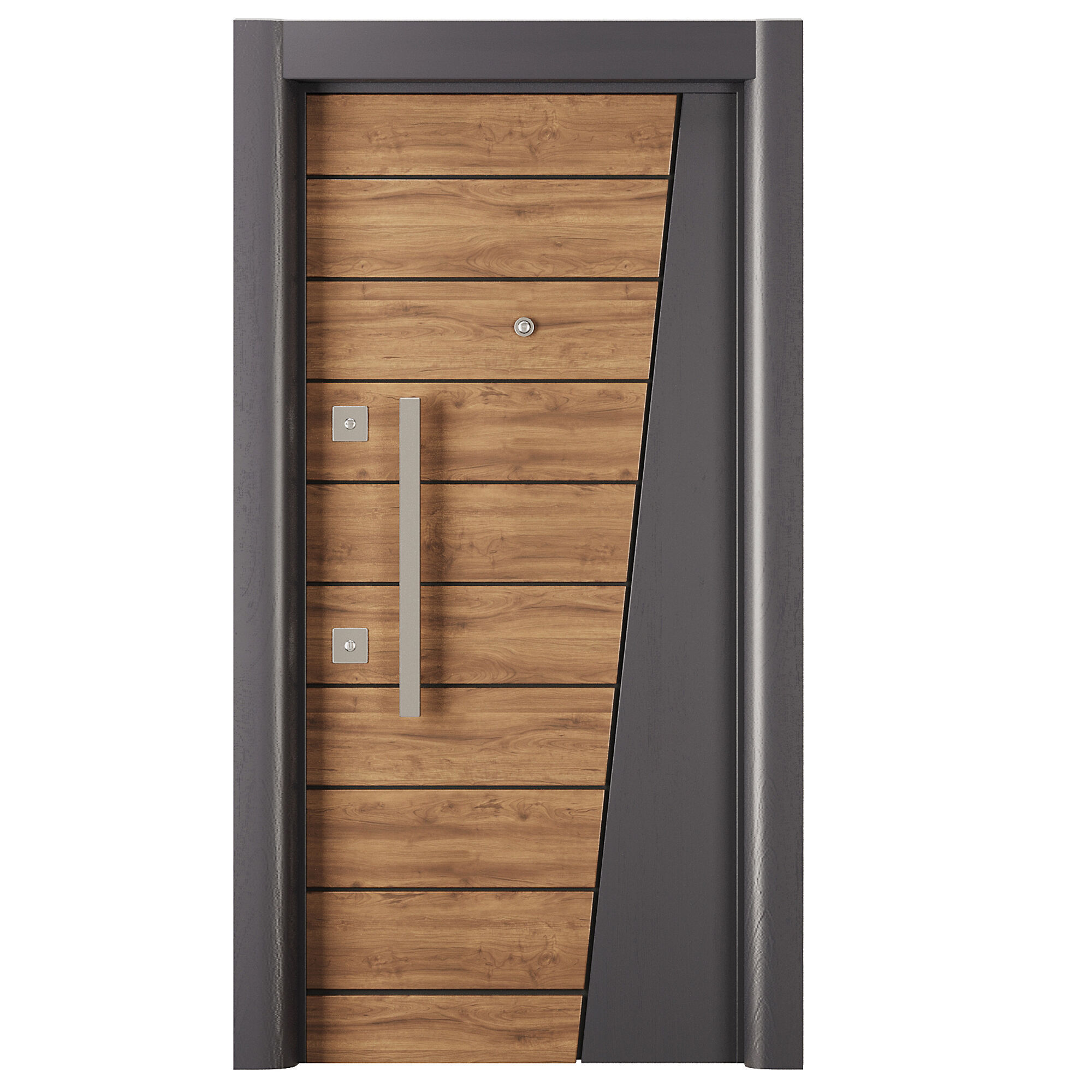 Entrance door set41 3D model_1
