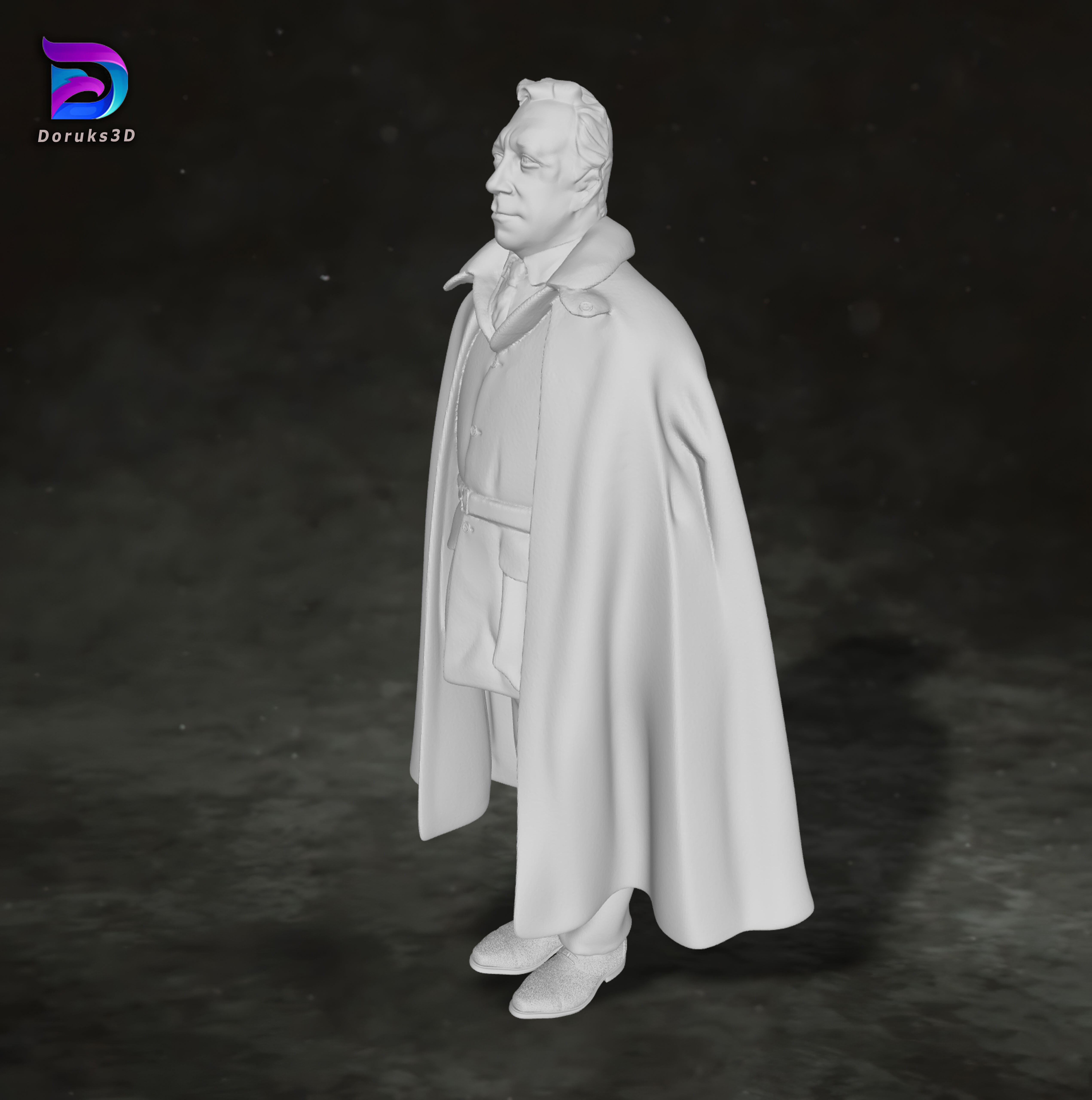 Arthur Weasley Harry Potter Action Figures Custom 3D print model_2