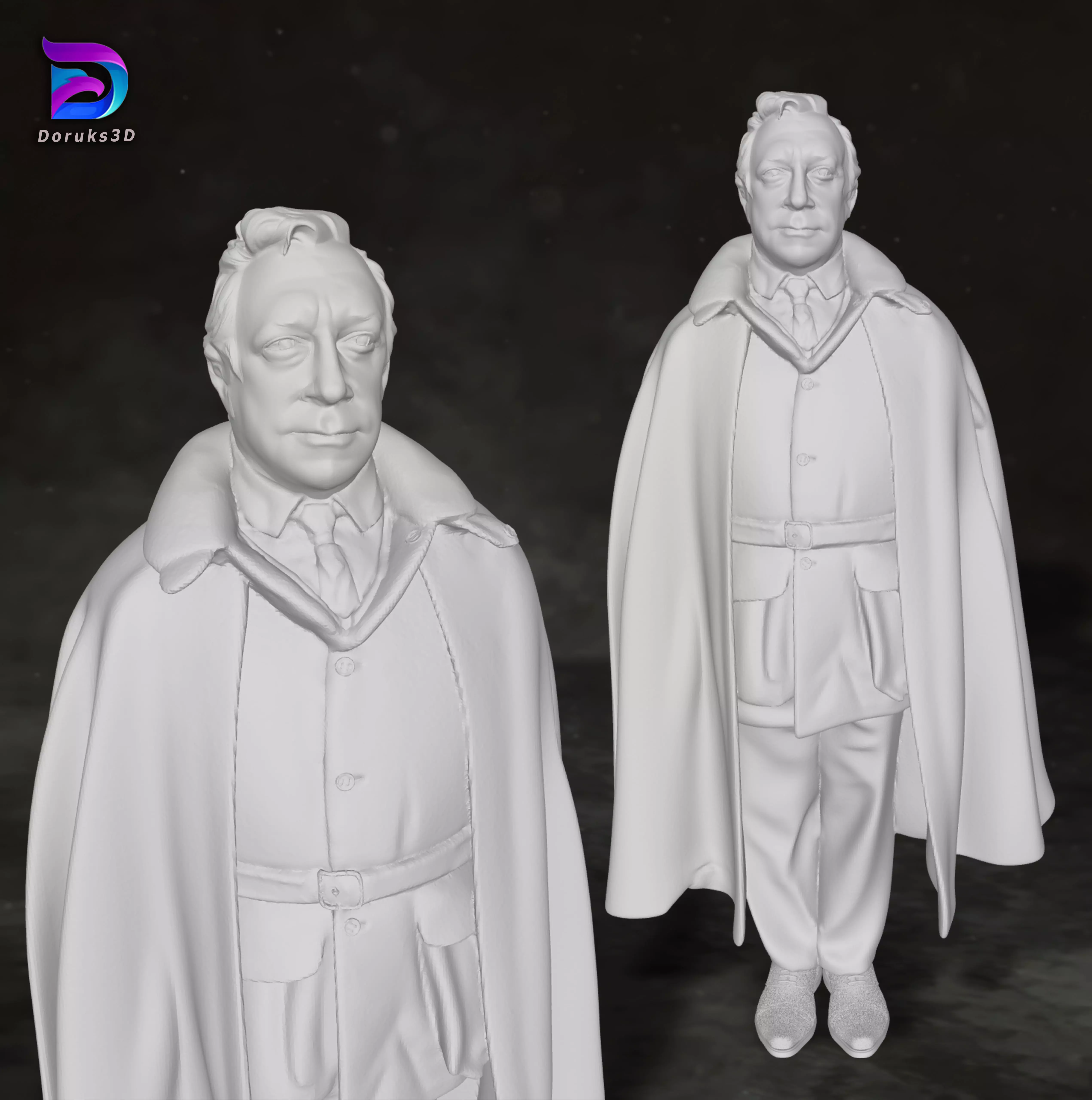 Arthur Weasley Harry Potter Action Figures Custom 3D print model_0