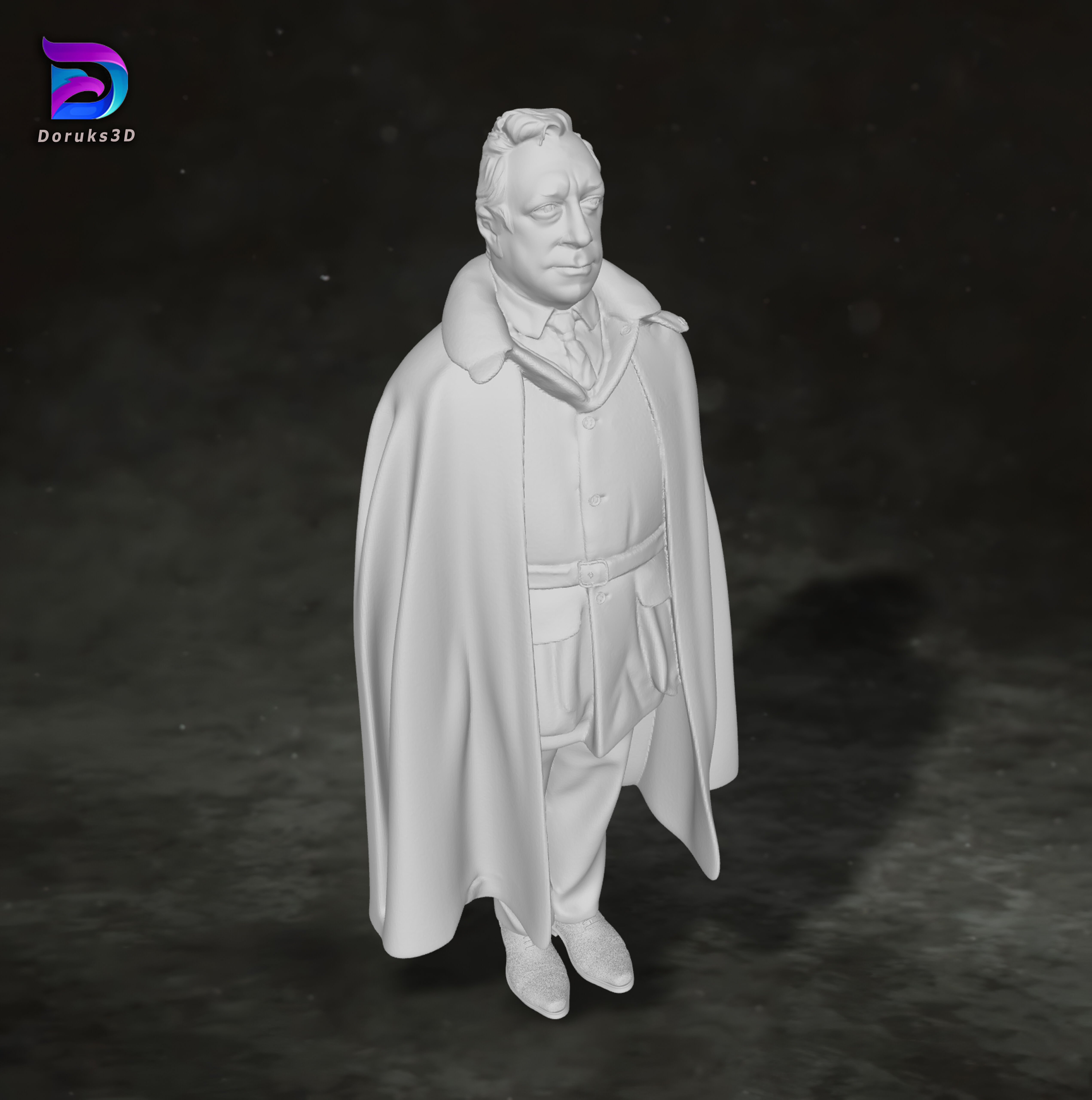 Arthur Weasley Harry Potter Action Figures Custom 3D print model_3