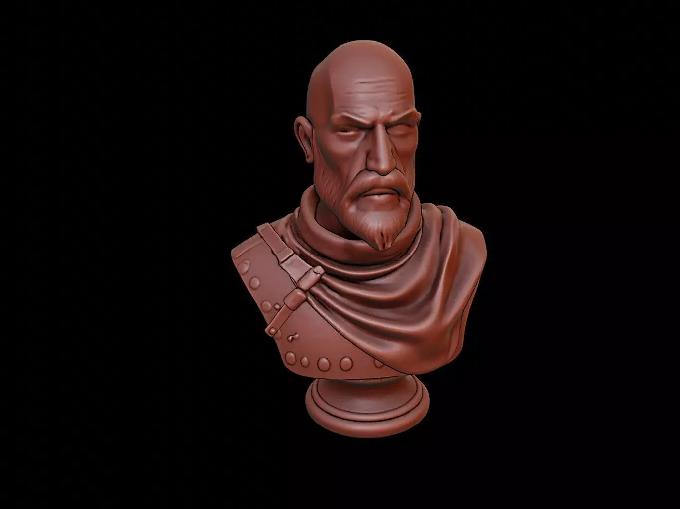 Medieval Executioner Bust 3D print model