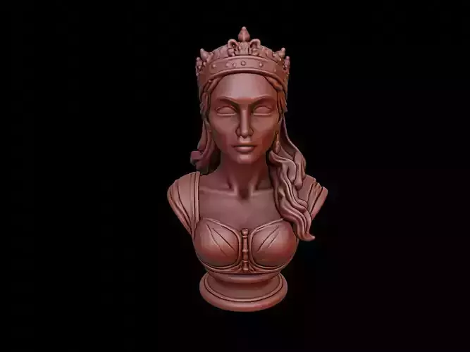 Medieval Queen Bust