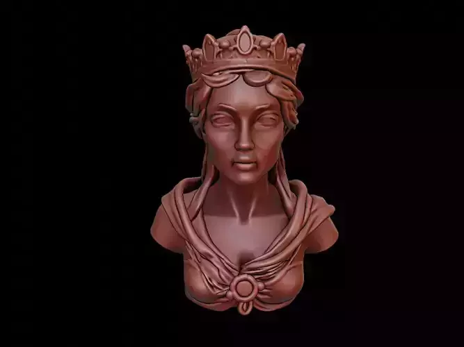 Medieval Queen Bust