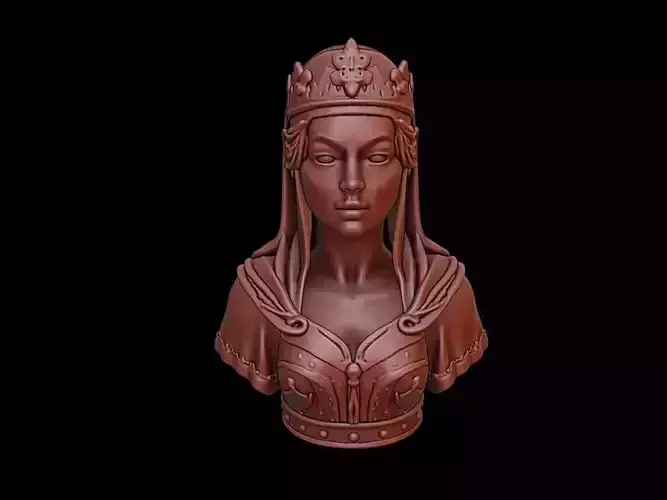 Medieval Queen Bust