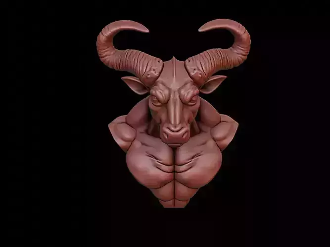 Minotaur Bust