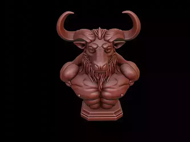 Minotaur Bust