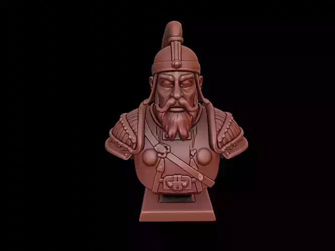 Mongol Warrior Bust