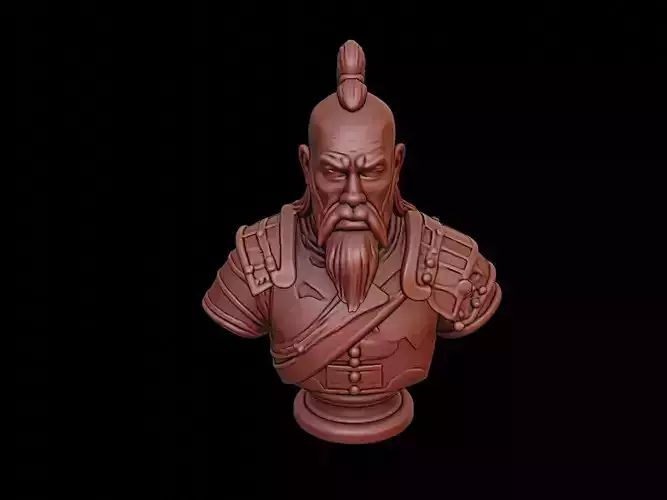 Mongol Warrior Bust