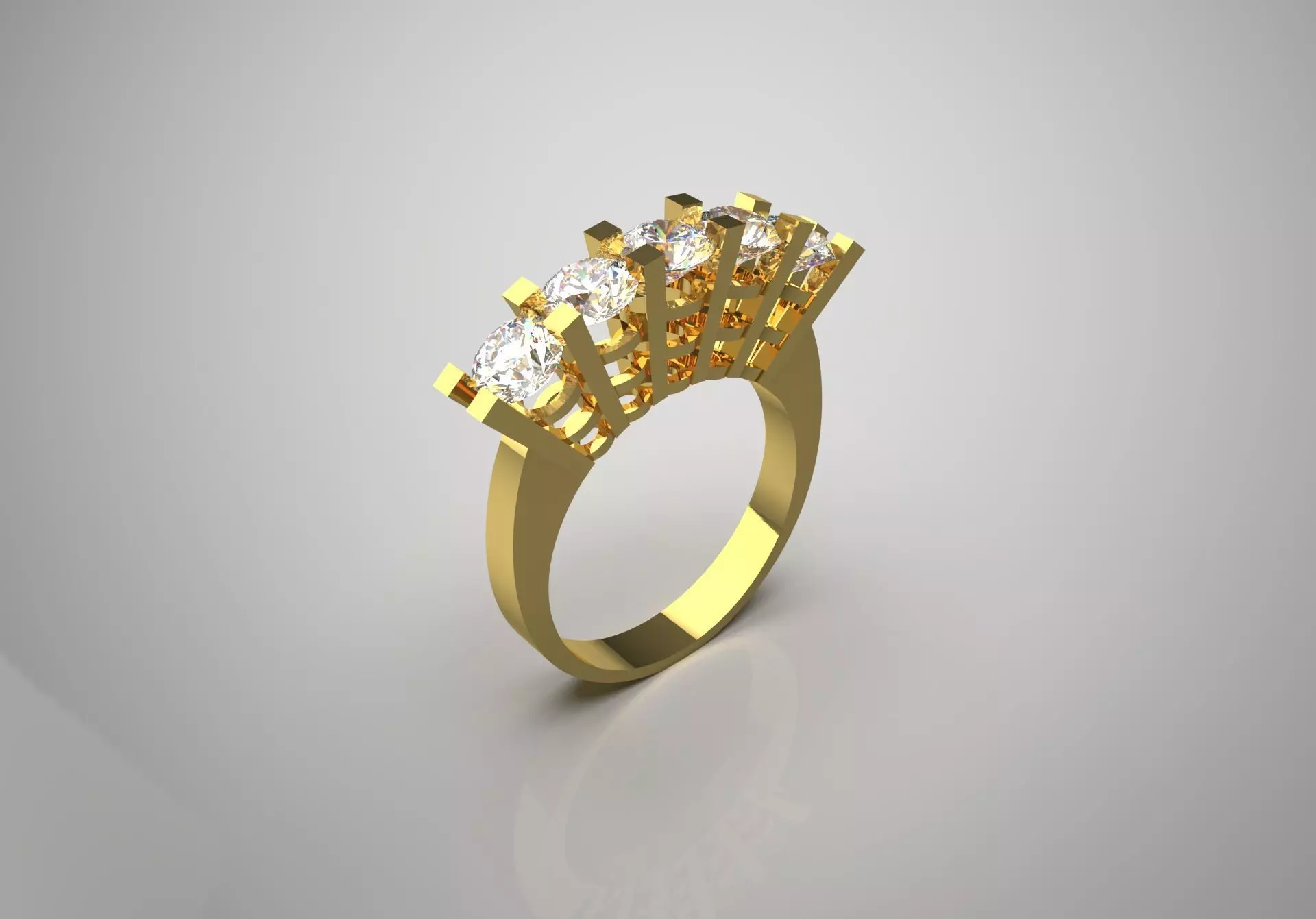 bride diamond jewelry ring jr00088 3D print model