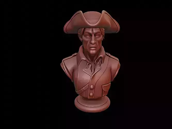 Musketeer Bust 3D print model