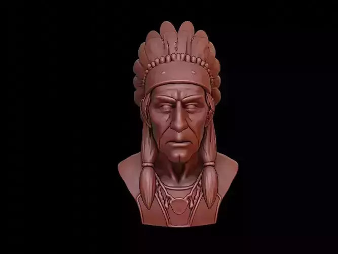 Native American Bust