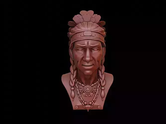 Native American Bust