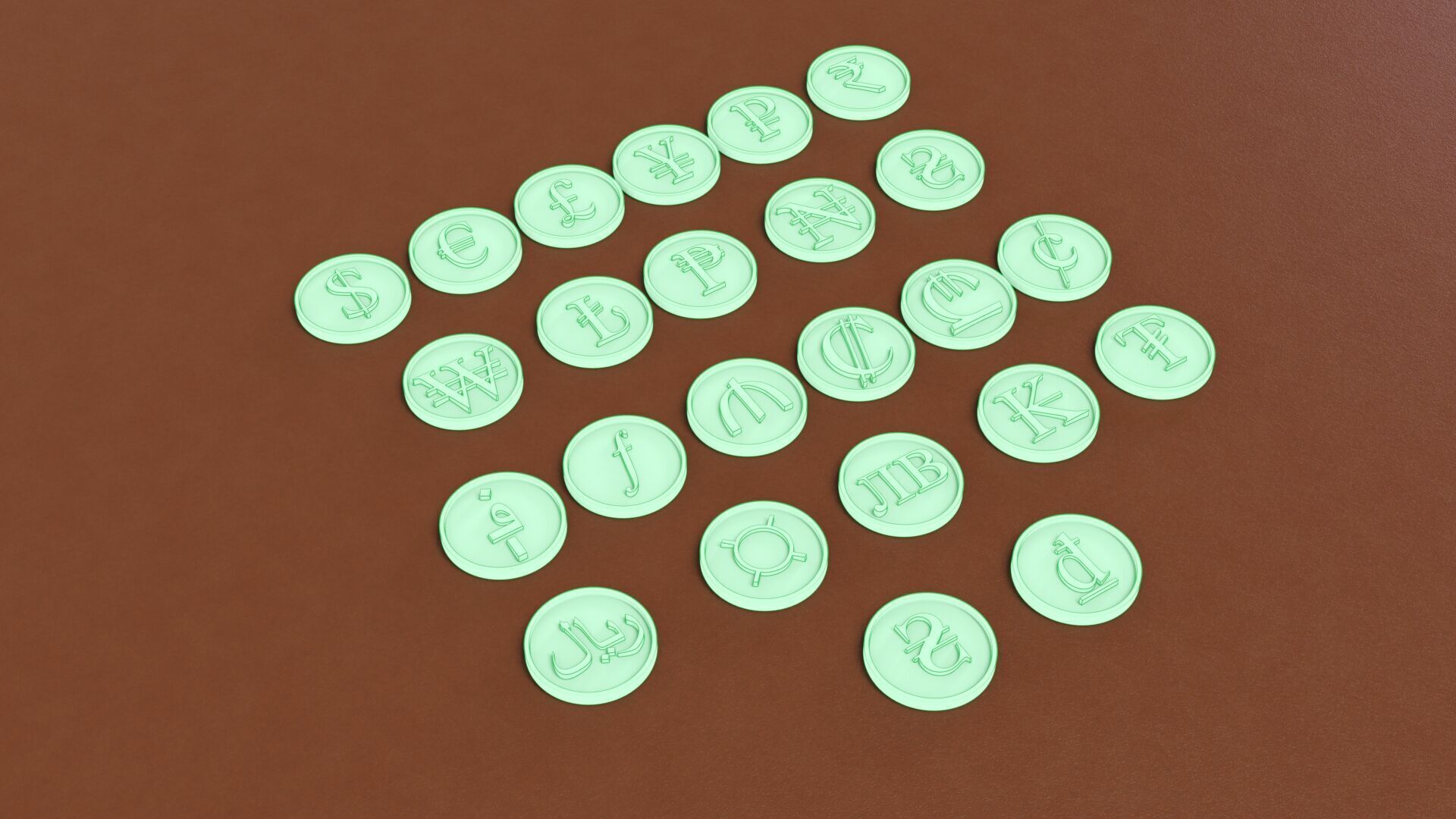 CURRENCY COIN SYMBOL 3D print model_18