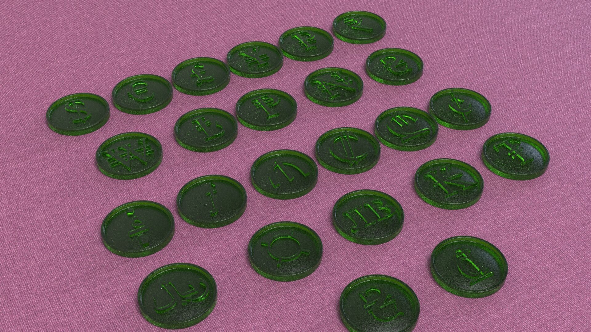 CURRENCY COIN SYMBOL 3D print model_11