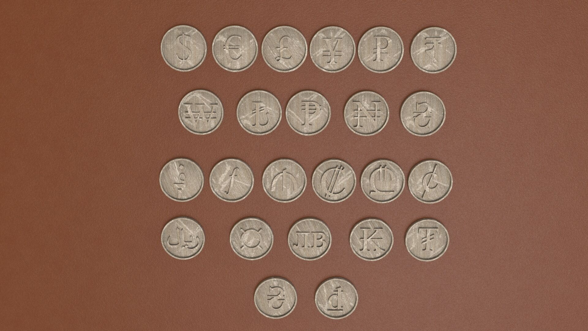 CURRENCY COIN SYMBOL 3D print model_15