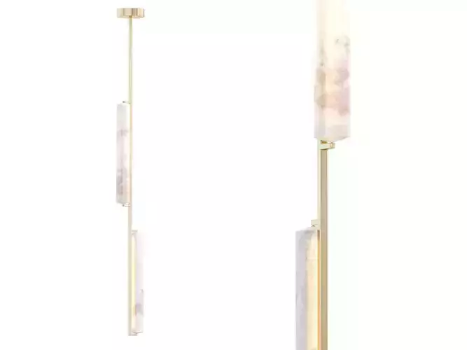 RH Audubon Alabaster Pendant 3D model