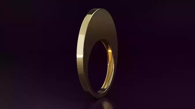 cabochon free form ring N11