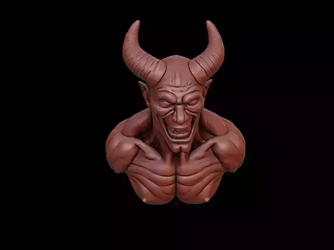 Oni Demon Bust