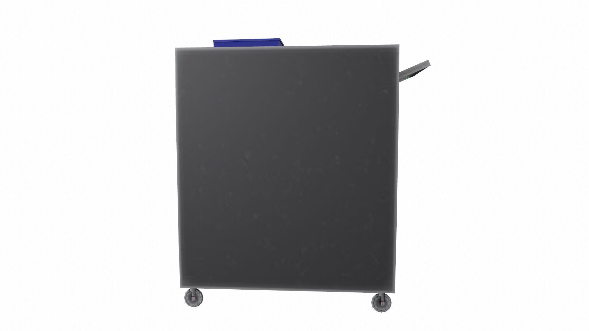 Industrial Trolley Low-poly 3D model_5