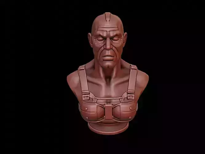 Post-Apocalyptic Survivor Bust
