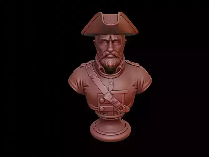 Revolutionary Soldier Bust