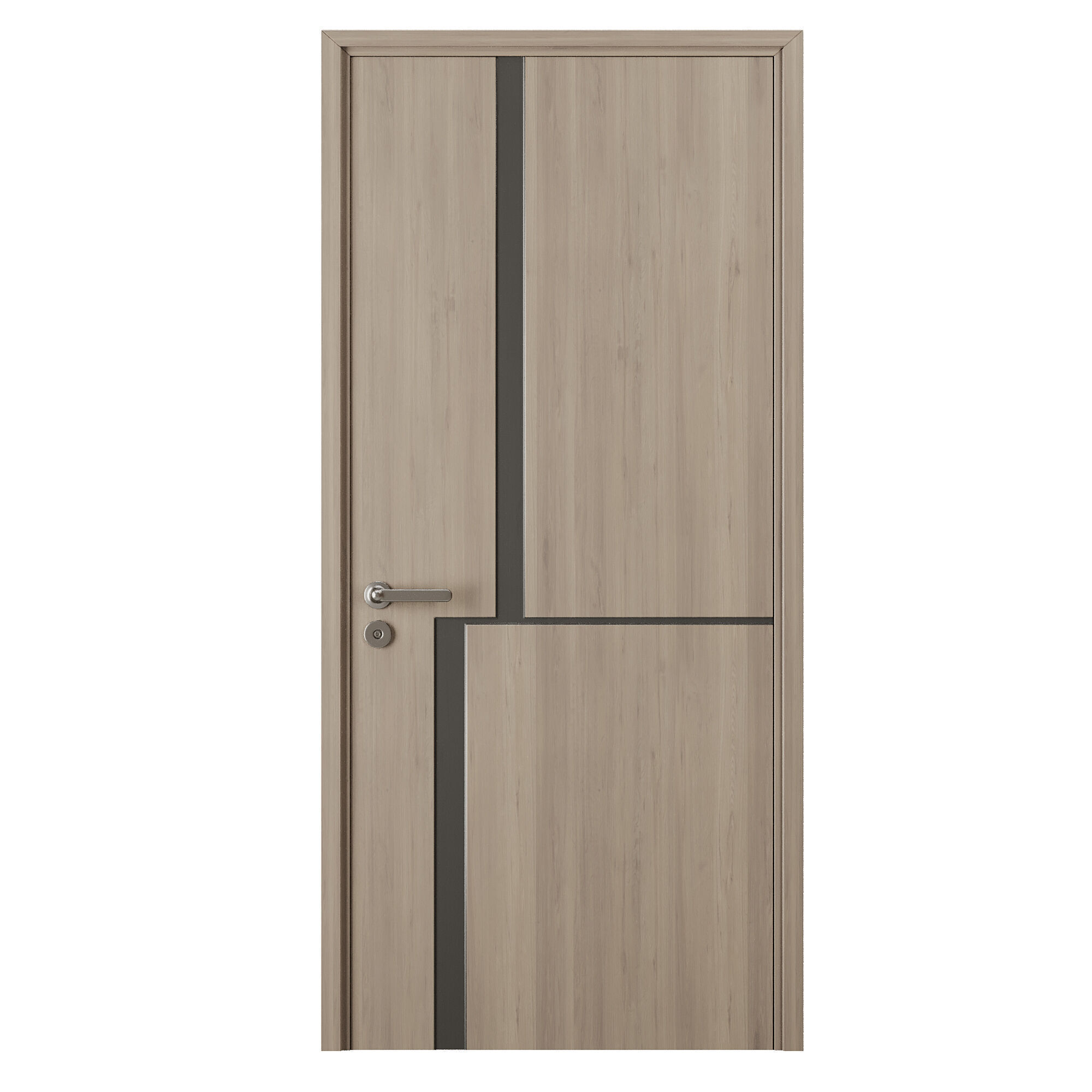 Entrance door set52 3D model_1
