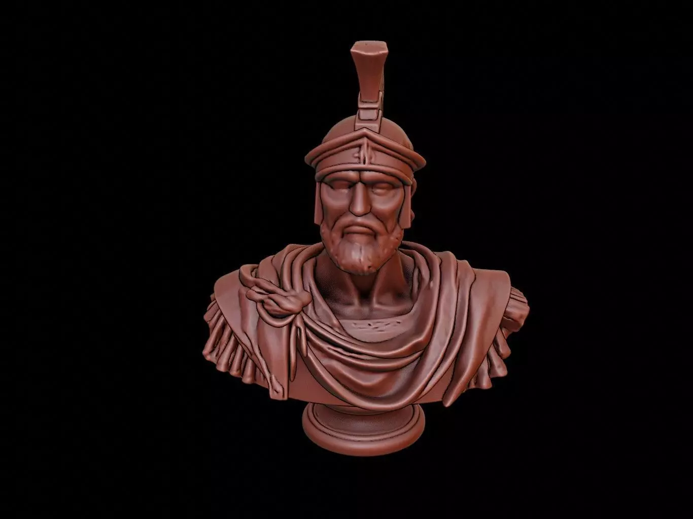 Roman Centurion Bust 3D print model_0