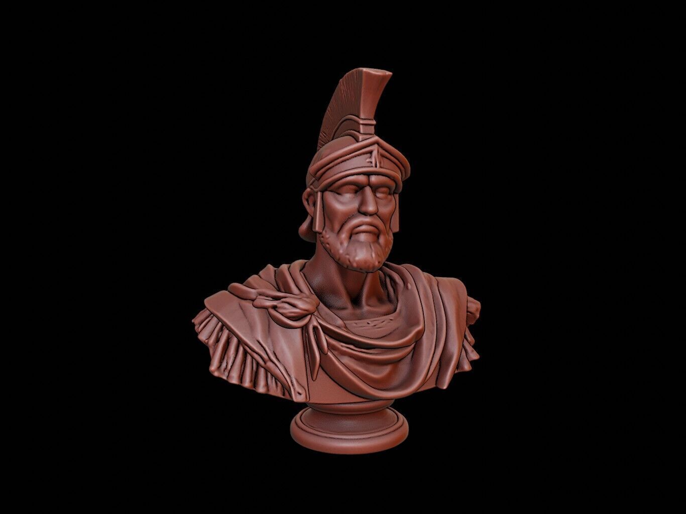 Roman Centurion Bust 3D print model_1