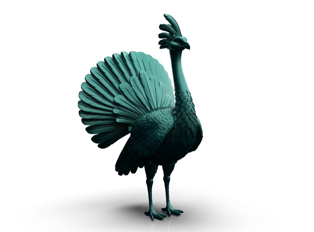 fantasy bird 3D print model_3